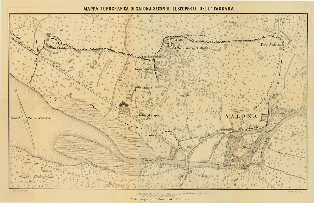 Tlocrt (F. Carrara, 1848.)