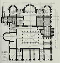 Tlocrt rimskih termi