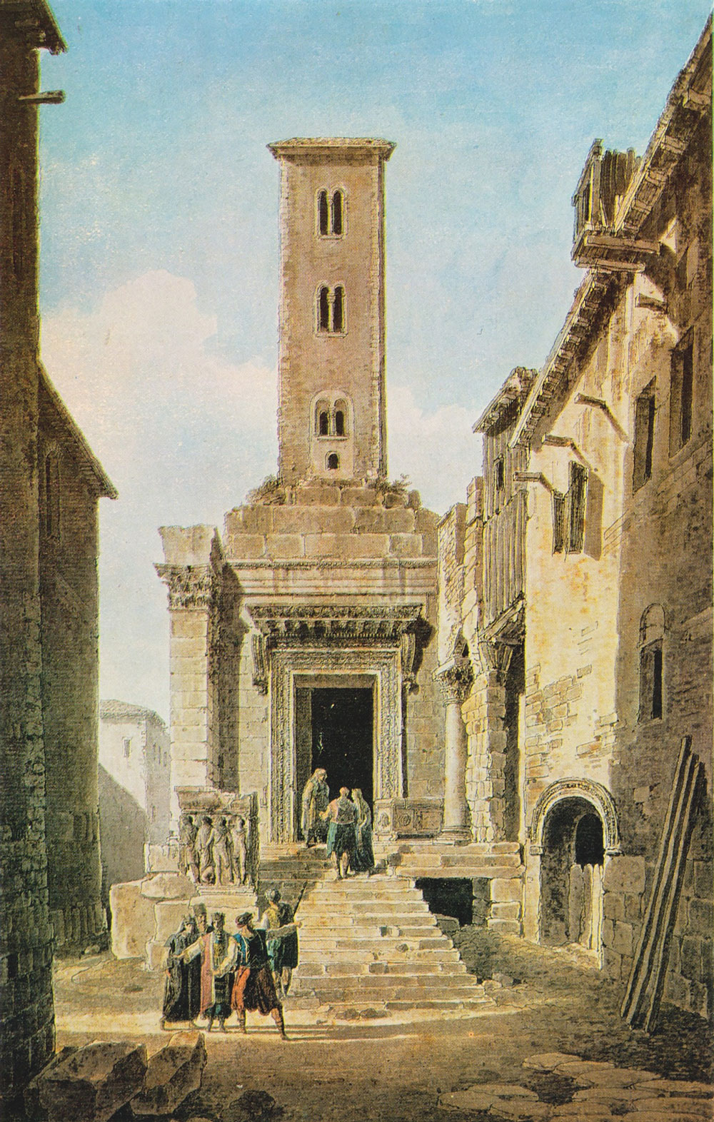 Putopisac Cirijak Ankonitanac ispred sarkofaga 1436.